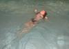 Amy swimming
